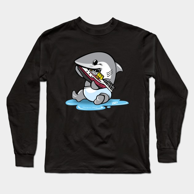 Little Shark Long Sleeve T-Shirt by TinyTerrors